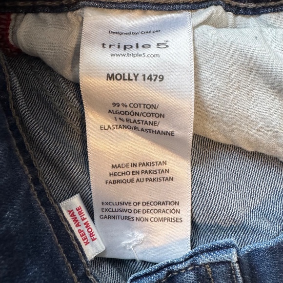 NWT Girls Joe's Jeans x Triple 5 The Molly Flare Medium Wash Girls Size 10 - Picture 11 of 16